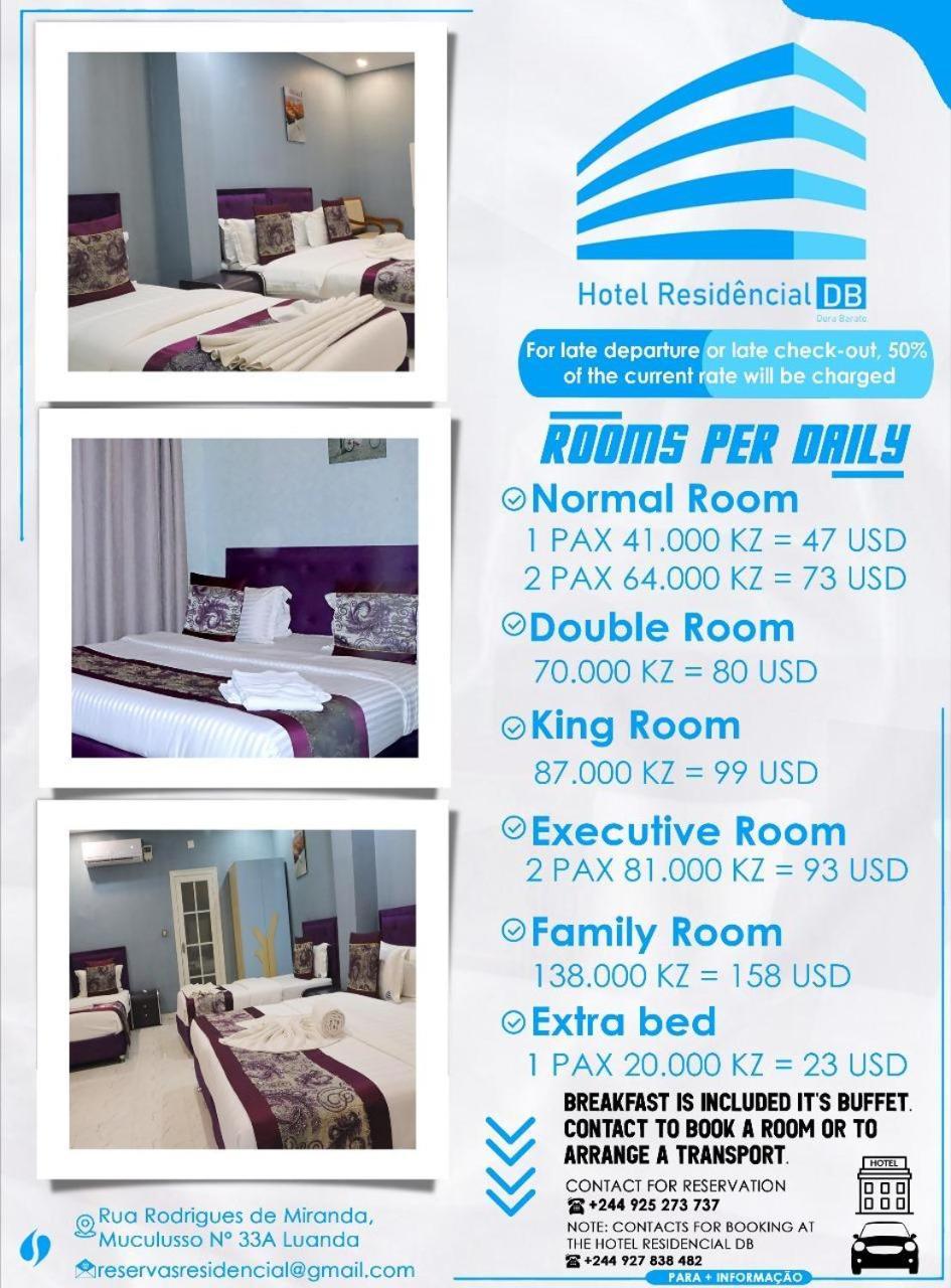 Residencial Db Hotel Luanda Eksteriør billede